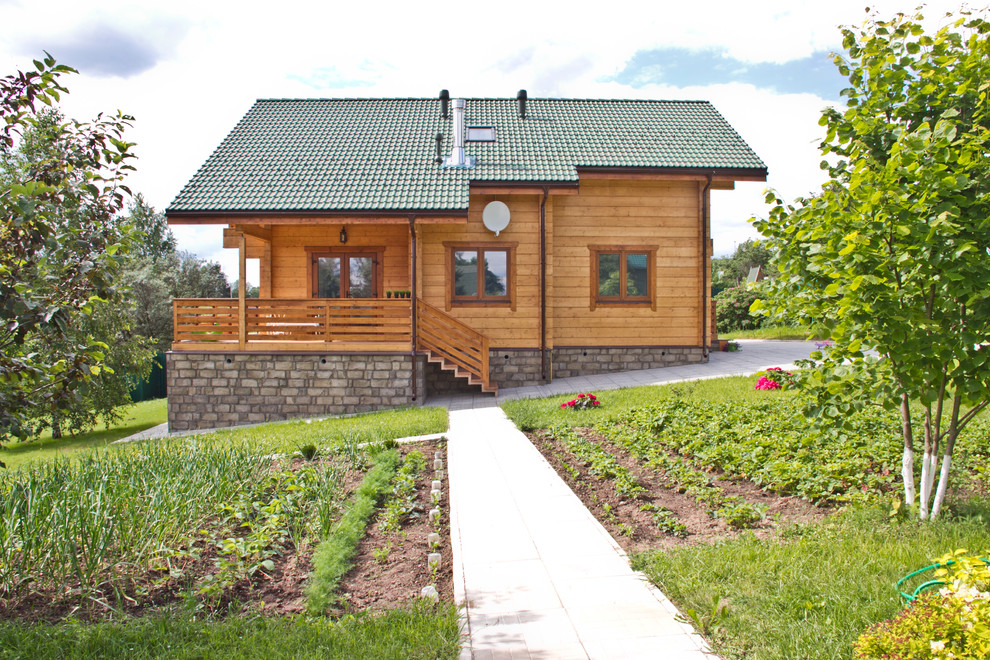 Деревянный дом из клееного бруса 237 метров (СП-237 GOOD WOOD)