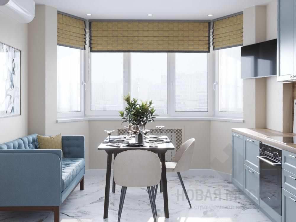 Дизайн-проект двухкомнатной квартиры 67 кв.м в Солнцево