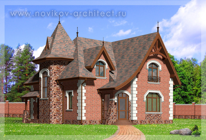 Архитектурный проект частного дома под Екатеринбургом