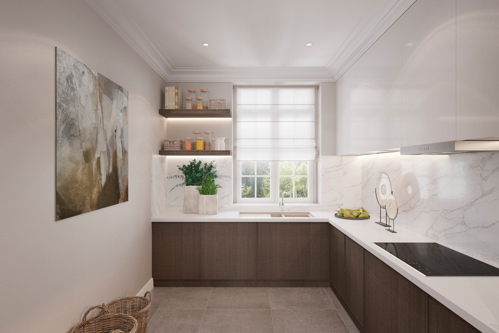 Кухня-гостиная в загородном доме