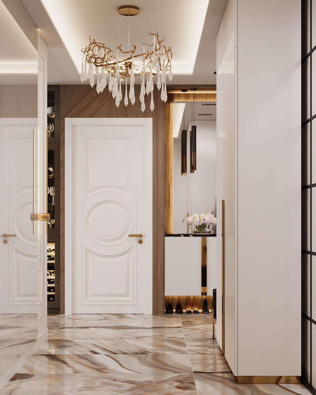 Интерьер квартиры в ЖК «Modum», 98м²