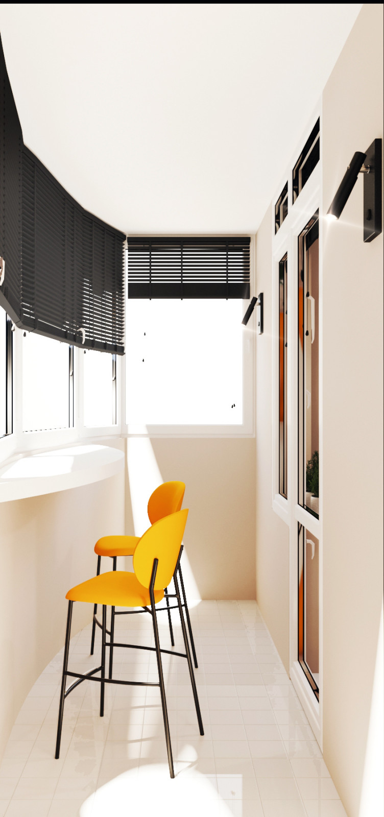 Апельсиновый фреш. Лоджия.