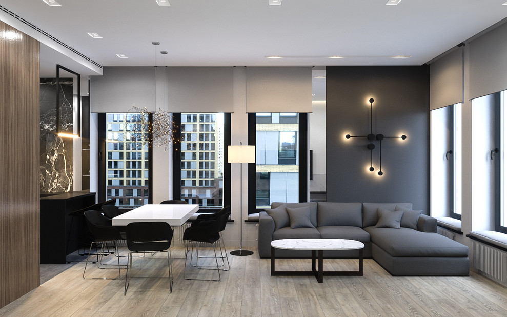 Обложка проекта: Квартира для молодого человека. ЖК Вандер Парк