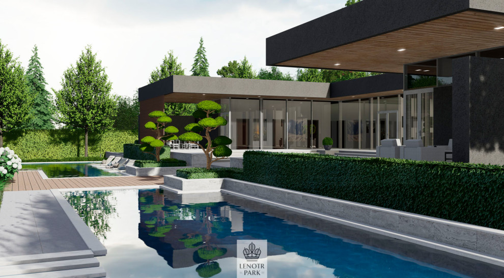 Современный сад в Подмосковье