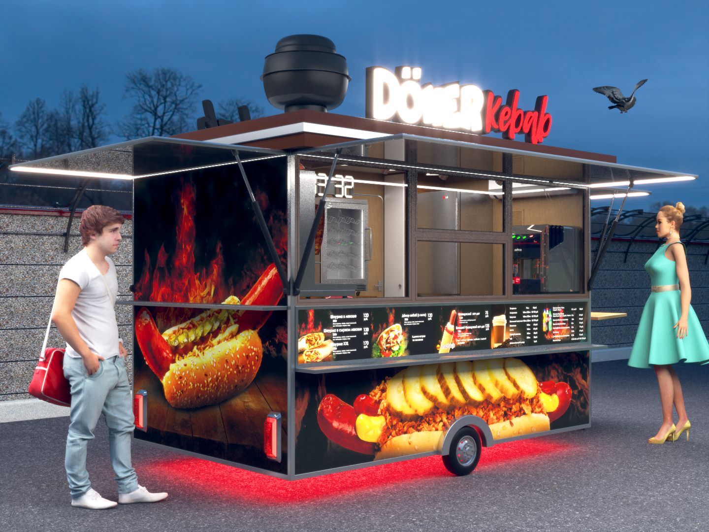 Doner Kebab внешний дизайн фудтрака