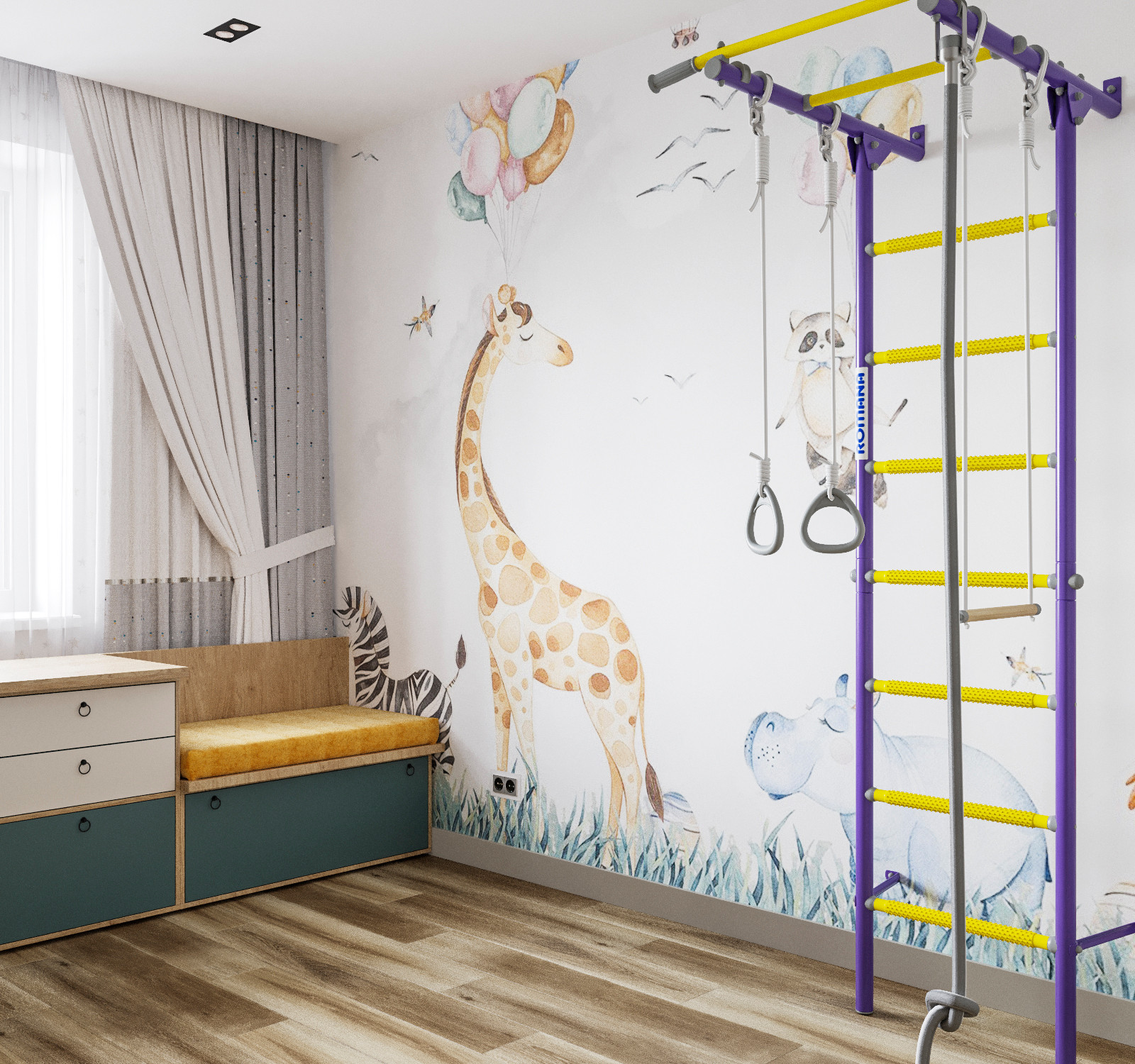 Проект 3-х комнатной квартиры для молодой семьи