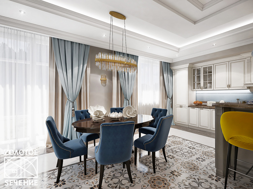 Современная классика в интерьере загородного дома