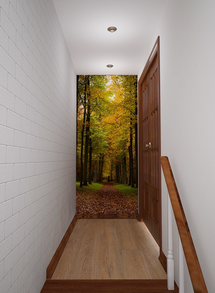 Обложка проекта: Холл-гостиная в загородном доме