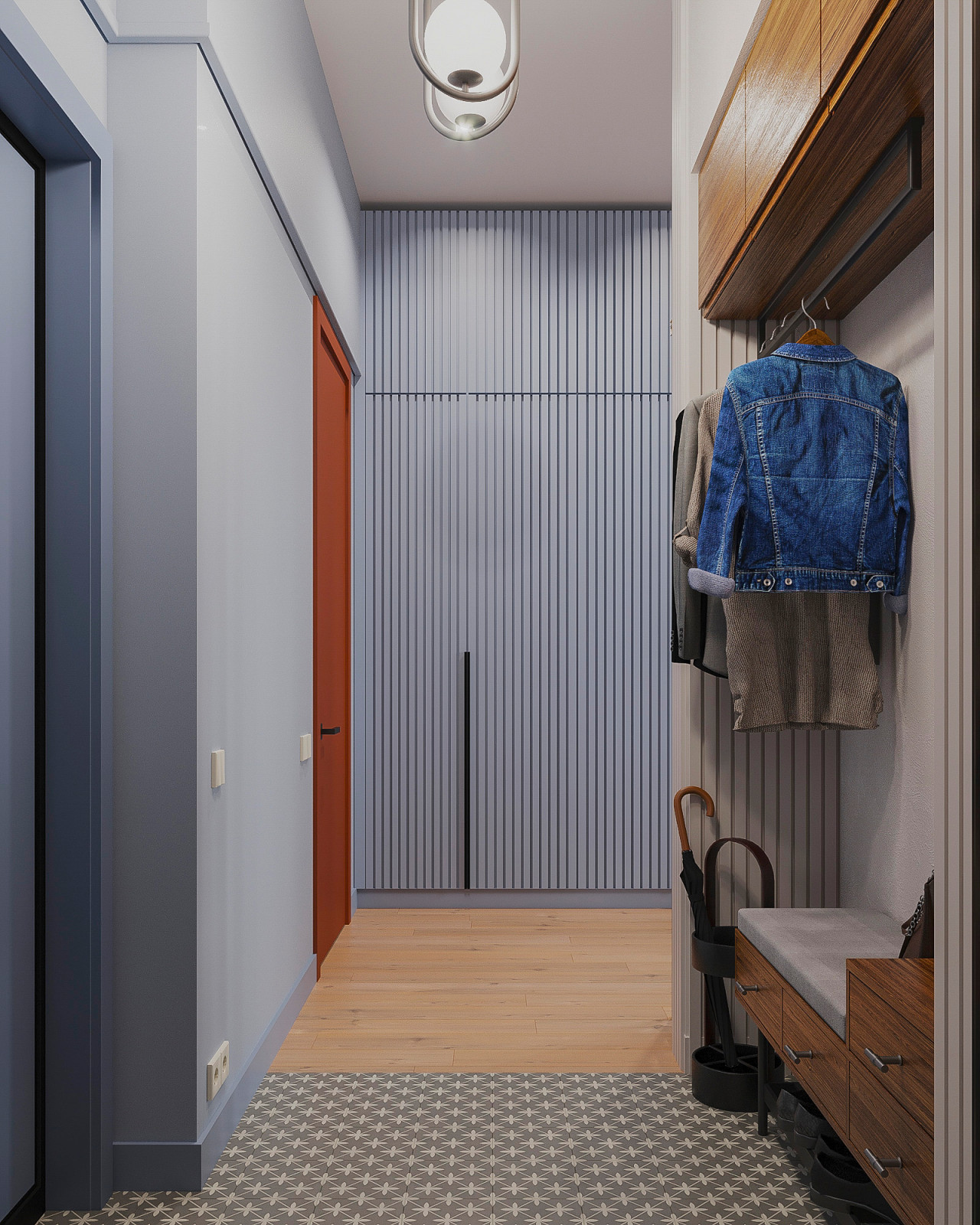 Обложка проекта: Оранжевое настроение. Квартира с панорамным видом 70 кв.м. в ЖК Дыхание