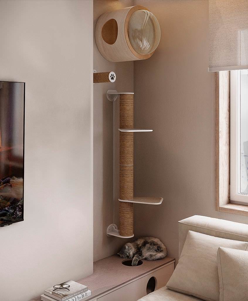 Минималистичная квартира в стиле джапанди, 100 м2