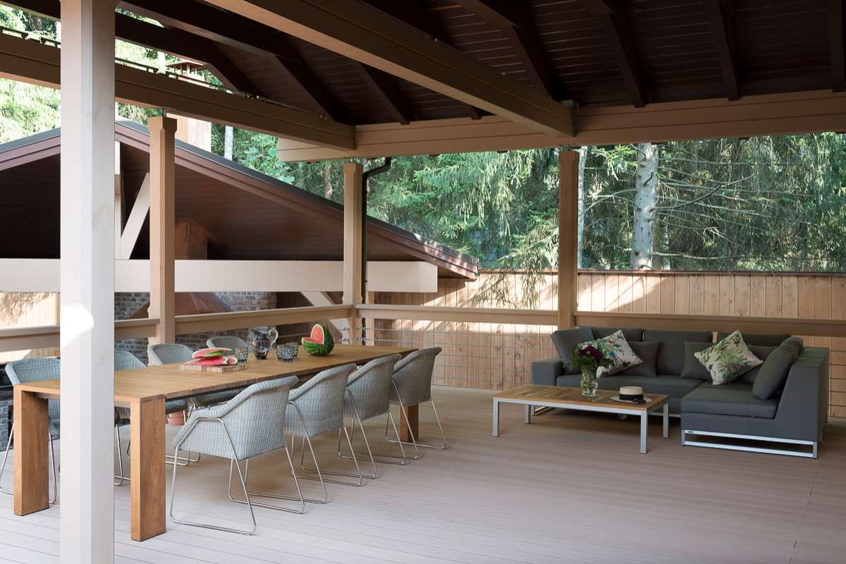 Терраса и дом