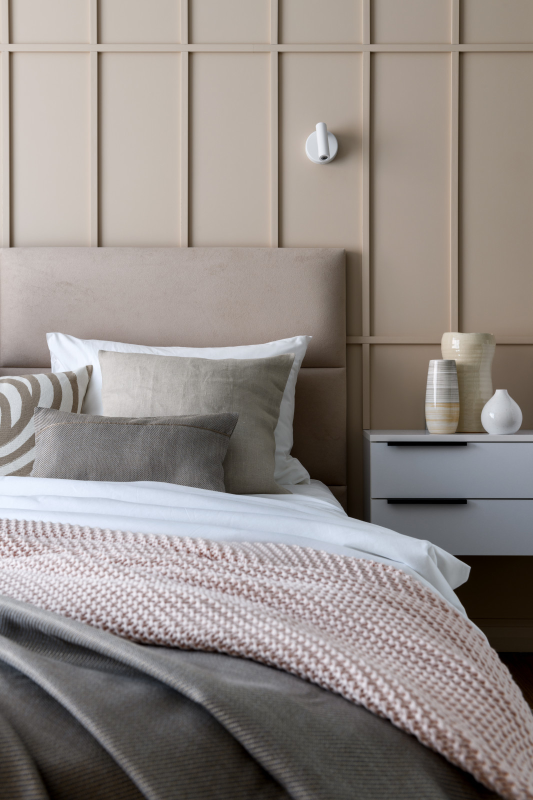 Светлая квартира для семьи с двумя детьми