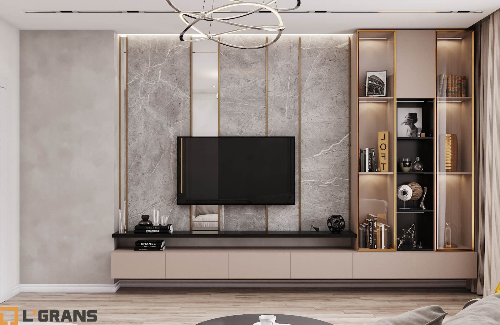 Дизайн проект квартиры по ул. Шеронова в Хабаровске