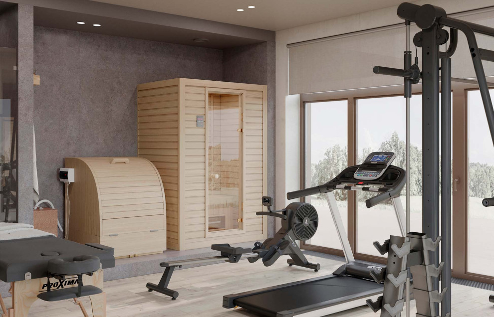 Проект одноэтажного дома с коммерческой частью