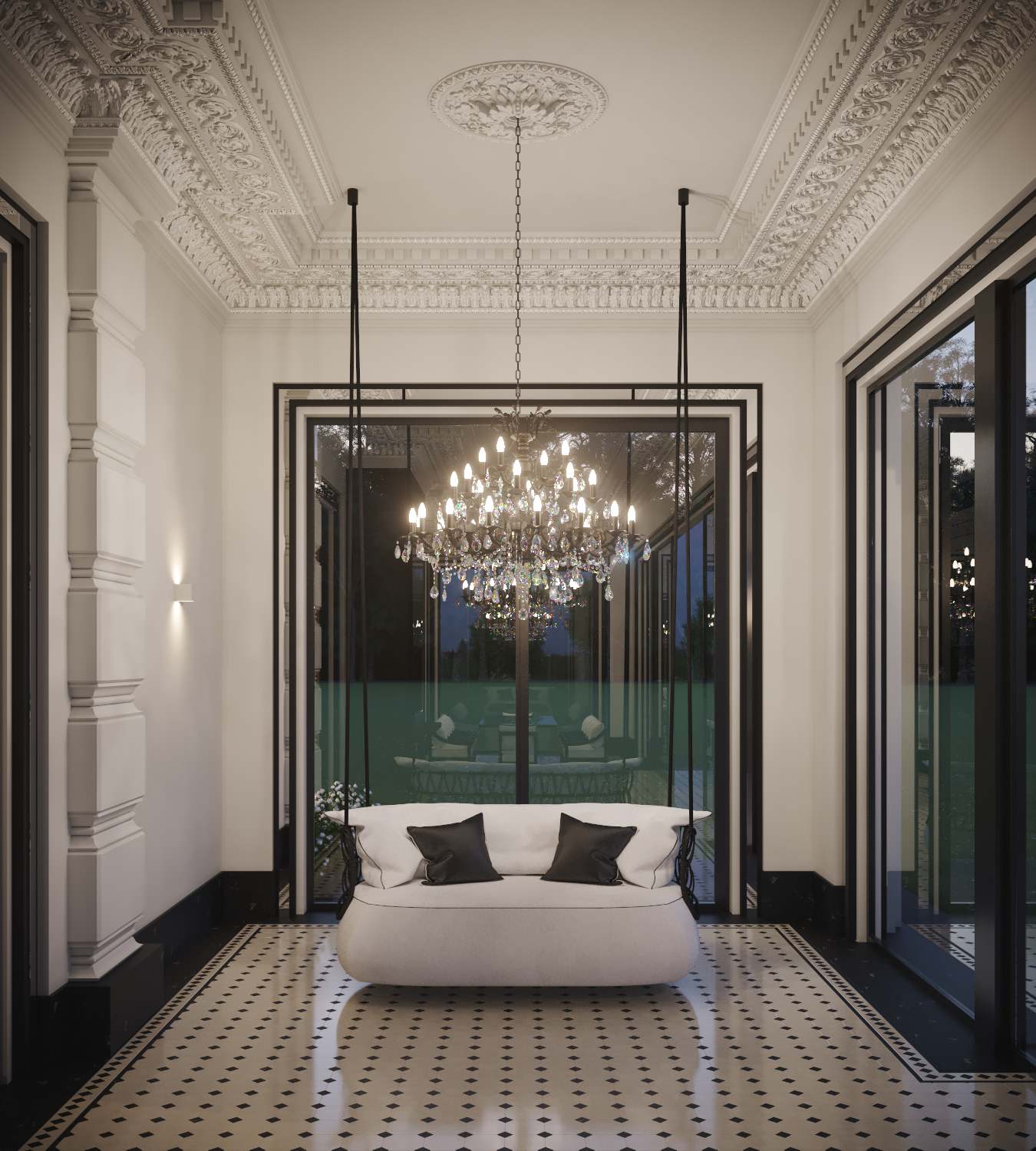 Разработка и оформление проекта загородной резиденции в классическом стиле