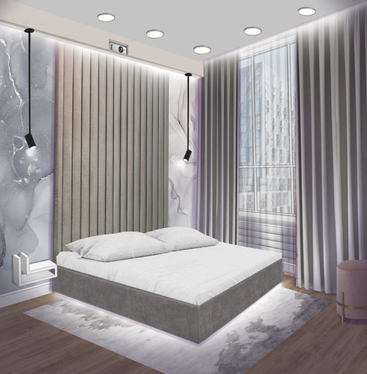 Проект интерьера квартиры ЖК Макаровский