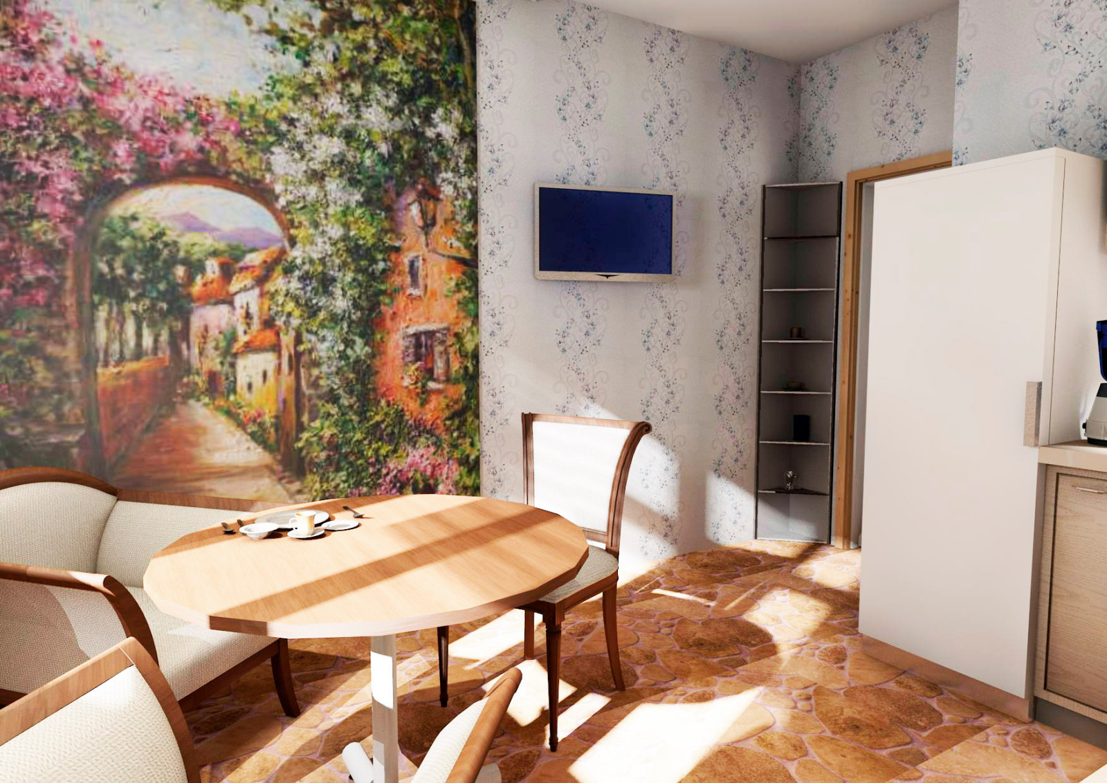 Проект квартиры с нестандартной планировкой 60кв.м