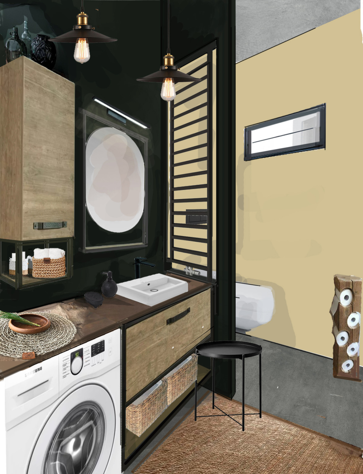 Зеленый санузел