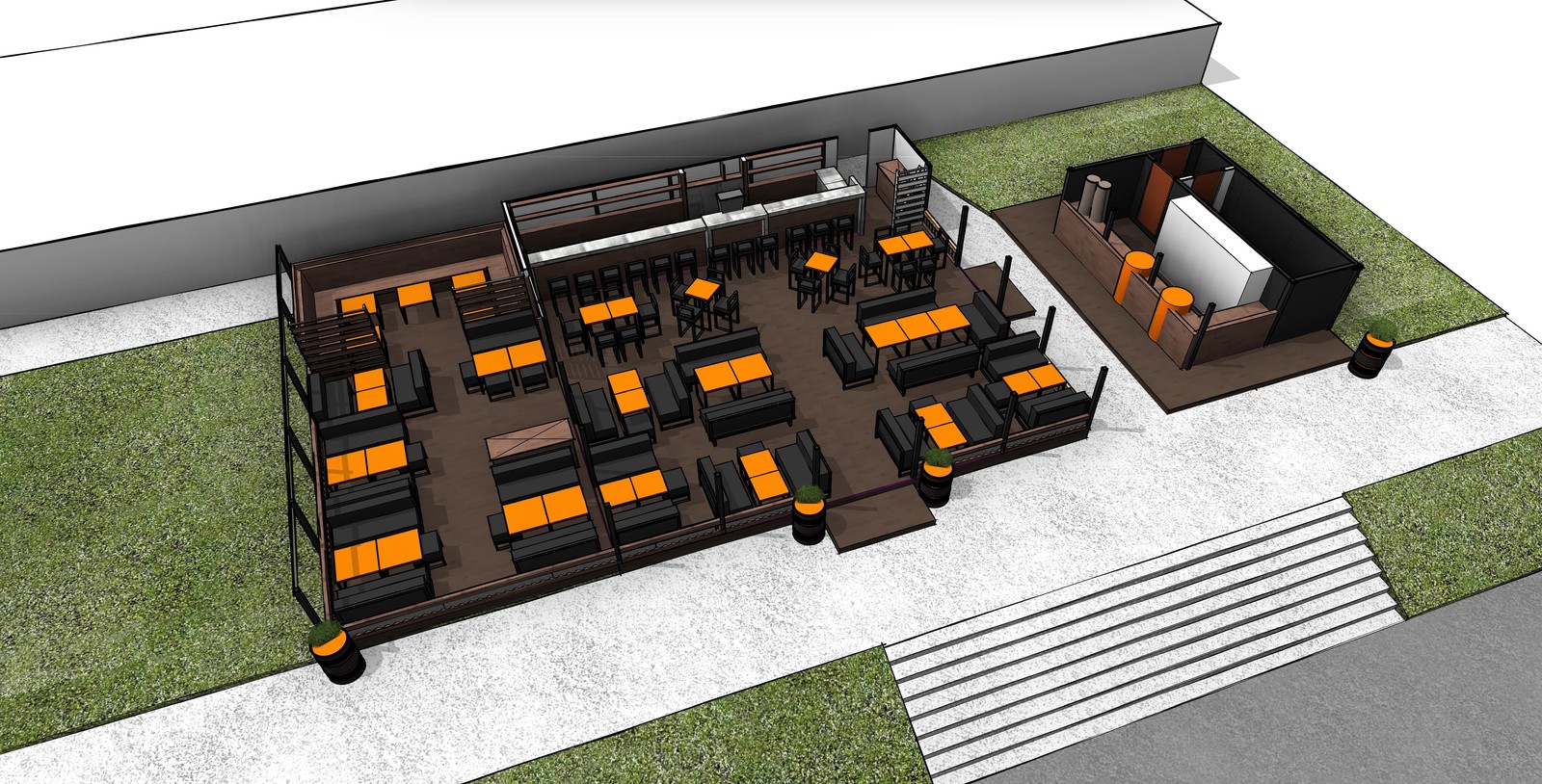 Проект открытого ресторана Harley на набережной