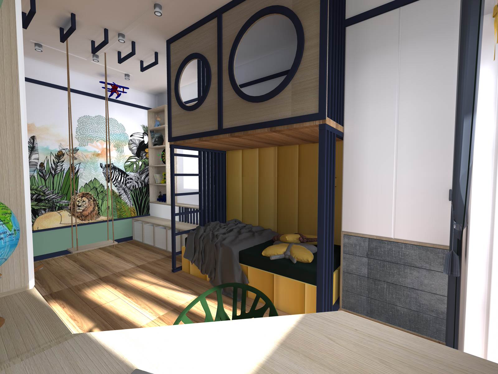 "Пальмы в снегу" детская