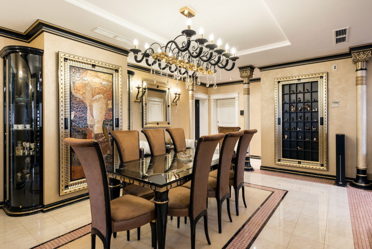 Двухуровневая квартира с камином