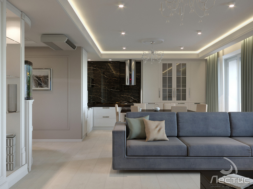 Обложка проекта: Неоклассика в масштабах квартиры