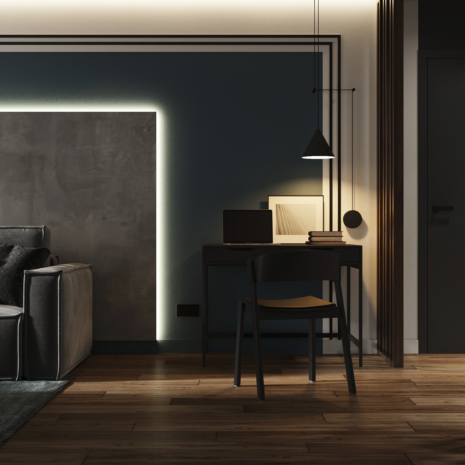 Темная квартира на севере города