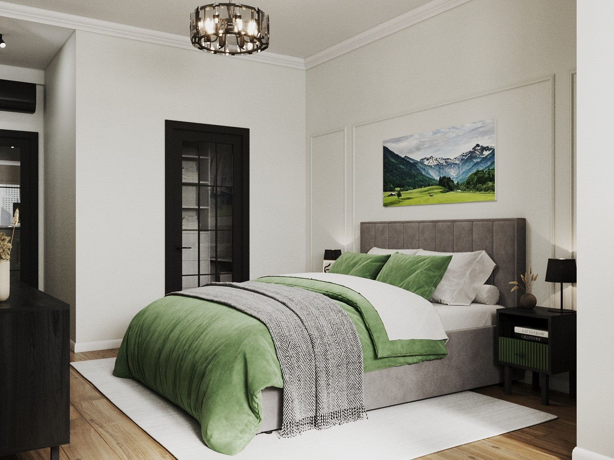 Дизайн интерьера трехкомнатной квартиры "Квартира в стиле современная классика"