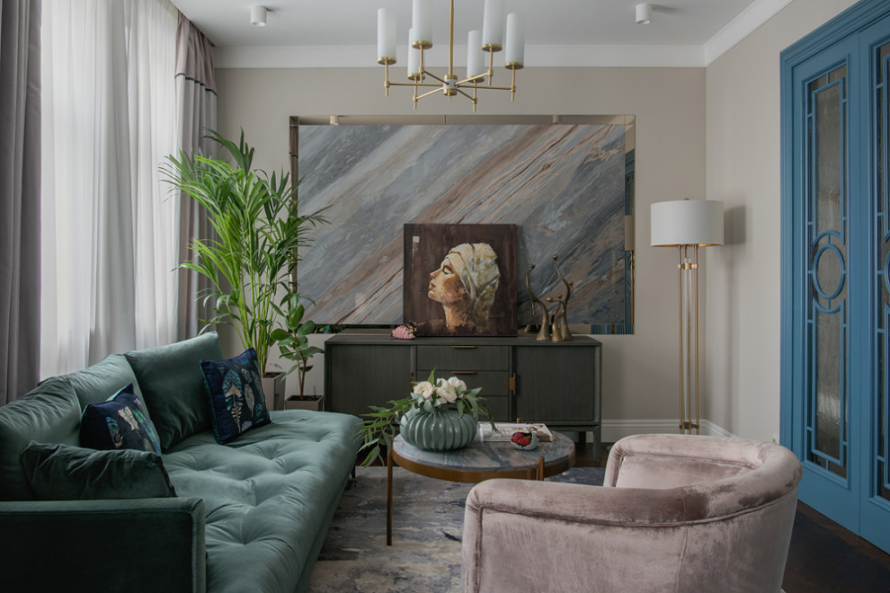 Гостиная в ЖК Донской Олимп