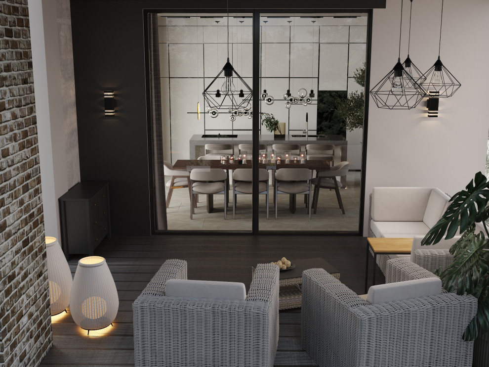 Дом в стиле хай-тек в Краснодаре