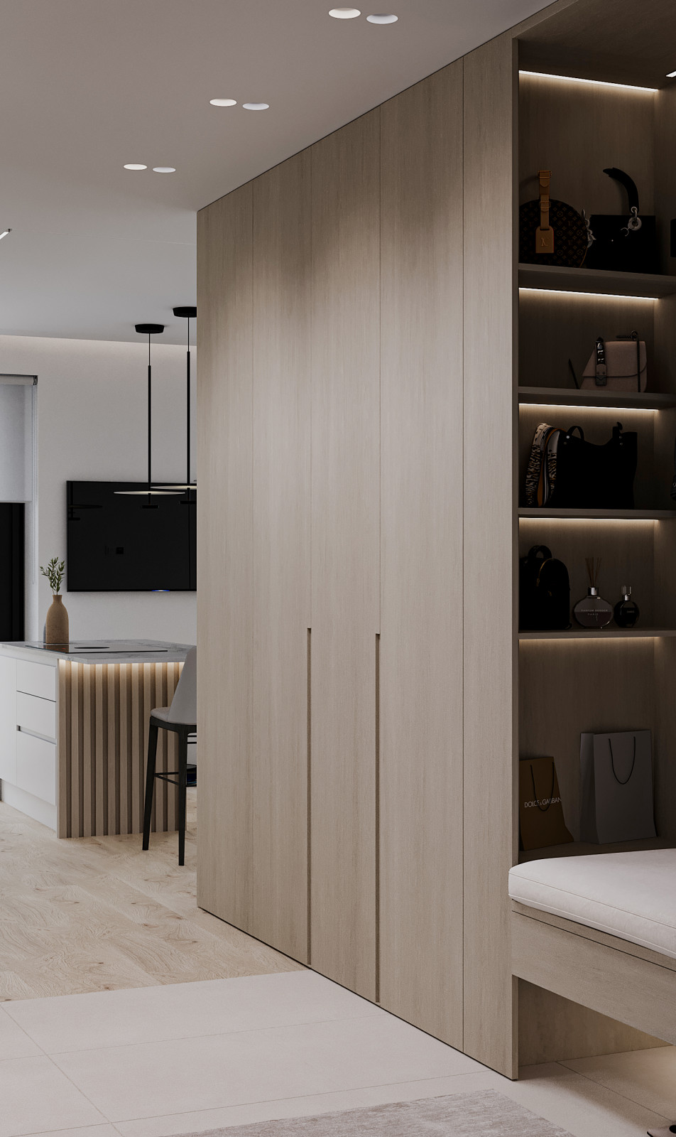 Проект оформления интерьера квартиры 90 кв.м.