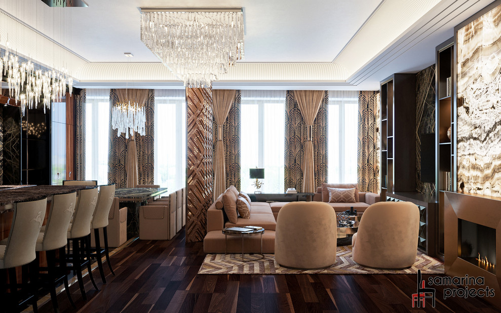 Роскошная и элегантная студия для дружной семьи