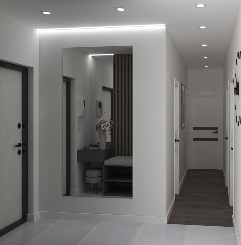 трехкомнатная квартира в современном стиле