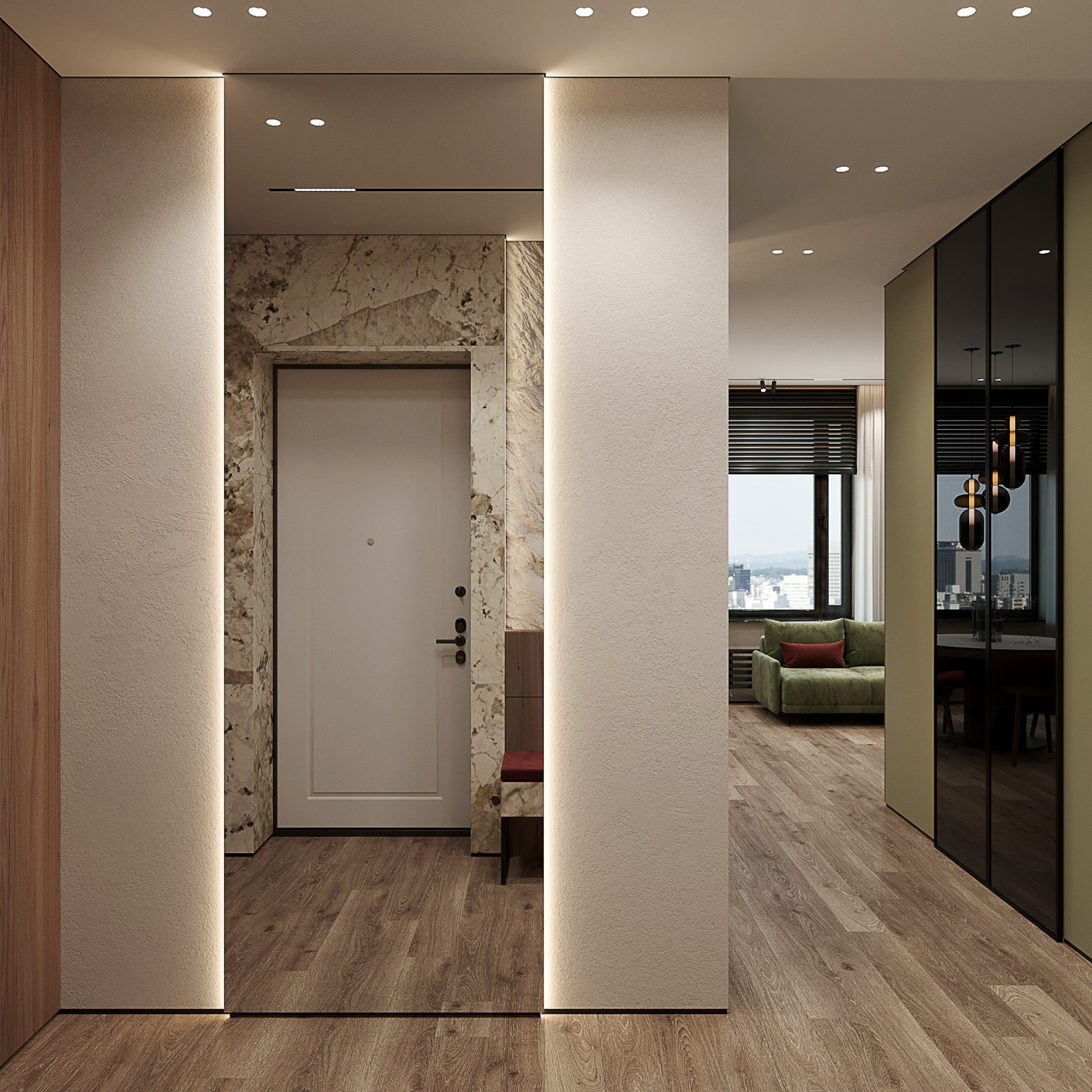 2025г. Проект квартиры 84 м2 в ЖК "Чикаго"