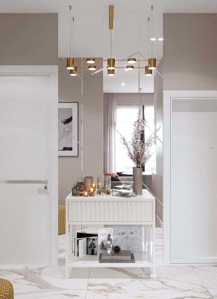 Дизайн двухкомнатной квартиры 60 кв.м в ЖК Символ