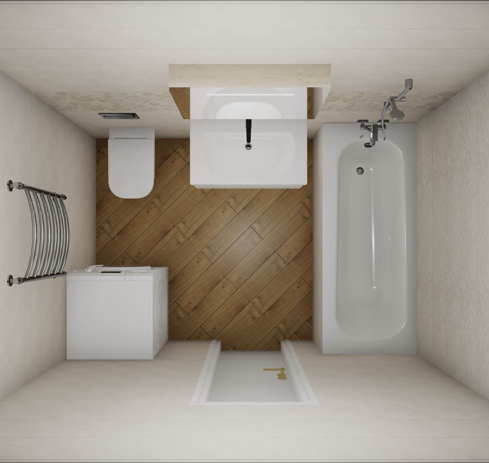 Обложка проекта: санузел Organic/Classic Oak Mei