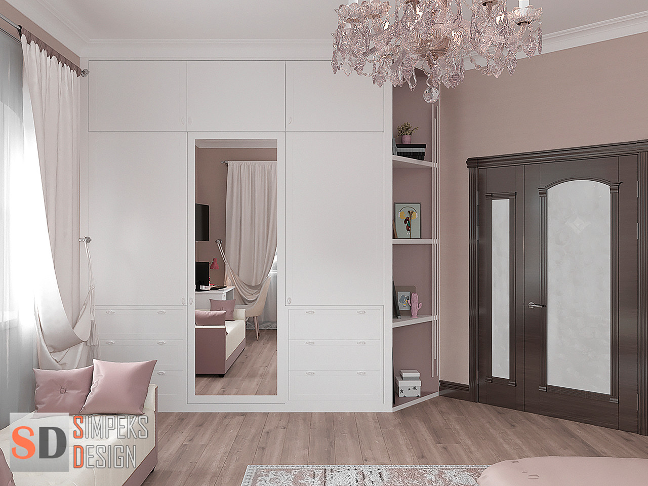 Шкаф в детской комнате