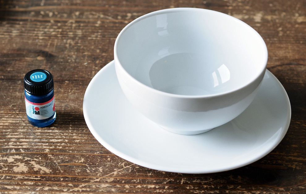 DIY: Чайная пара в стиле Джексона Поллока