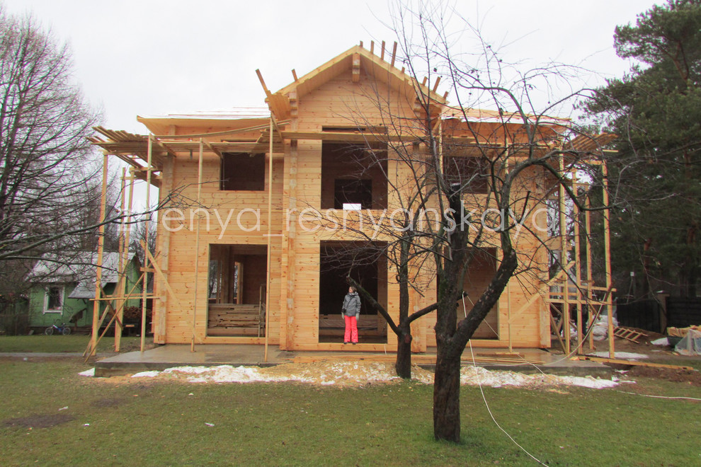 Обложка проекта: Проектирование дома и дизайн интерьера в г.Королев,