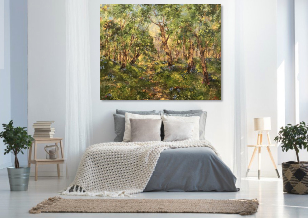 Спальня - Дизайн интерьера - Картины художницы Дианы Маливани (2)