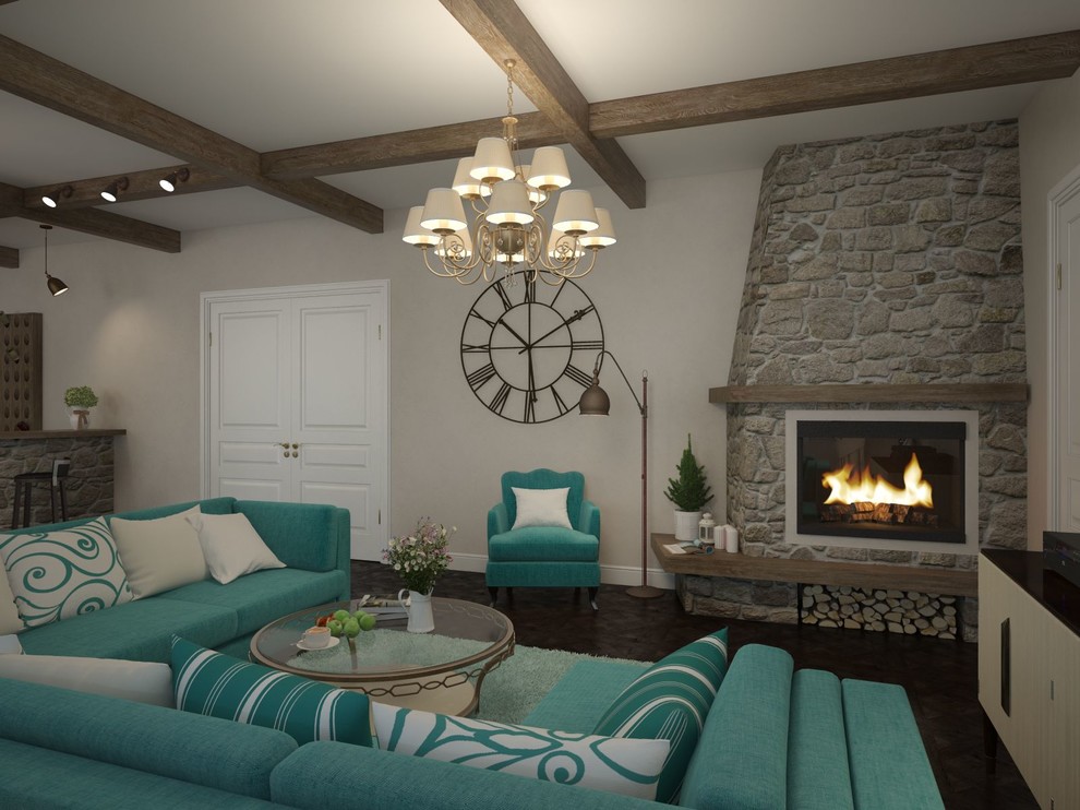 Деревенский стиль в поселке "Петровские аллеи"