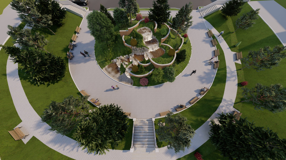 Визуализация городского парка