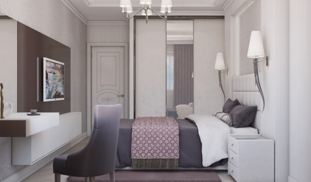 3х-комн. квартира для семьи в стиле неоклассика