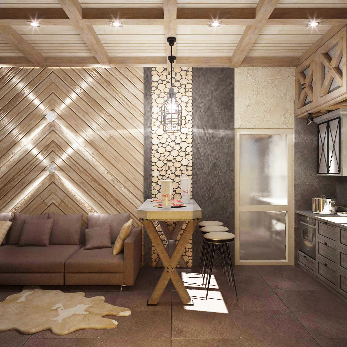 Интерьер банного комплекса