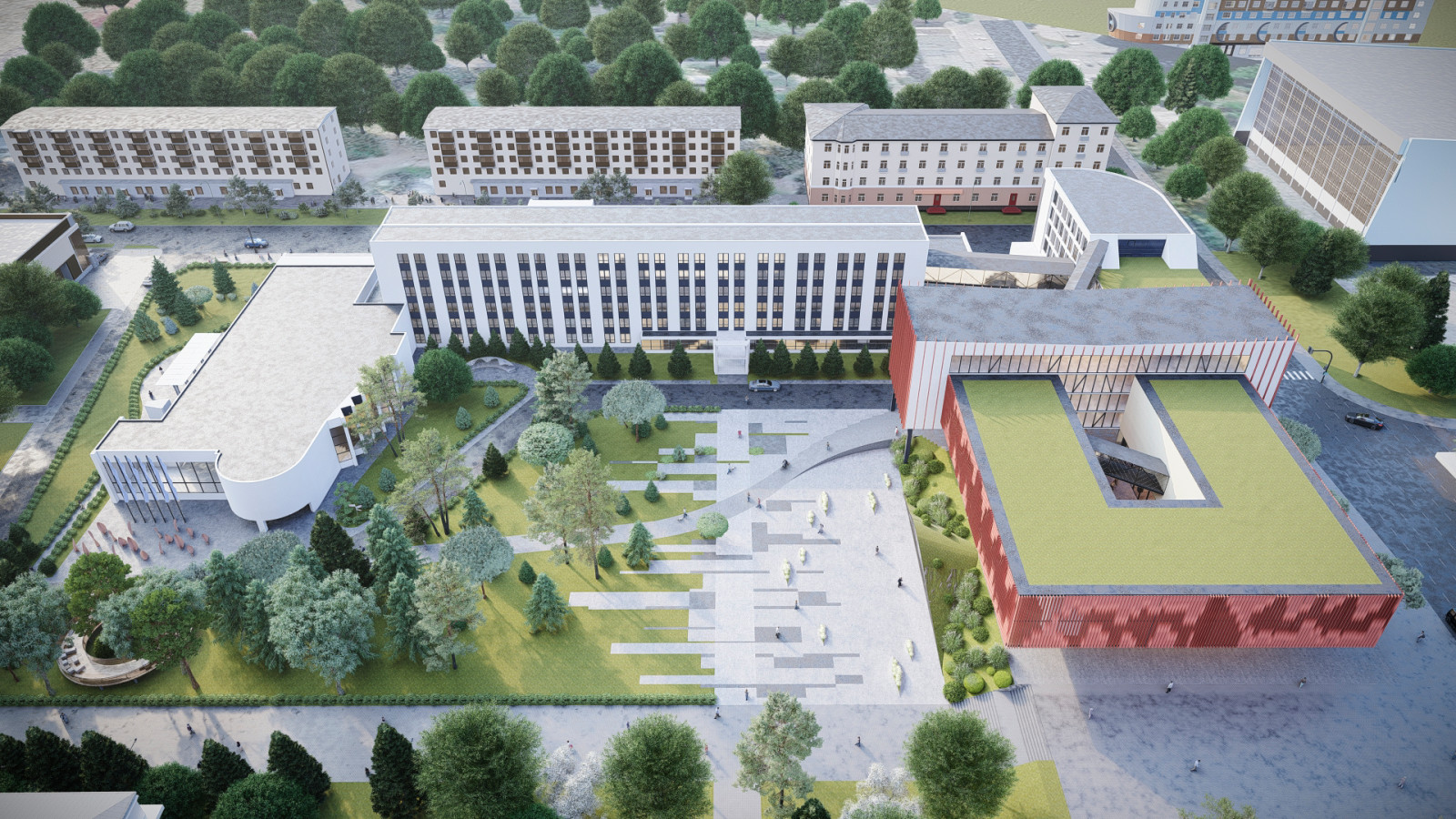 Концептуальный проект учебного корпуса Алтайского Государственного Университета