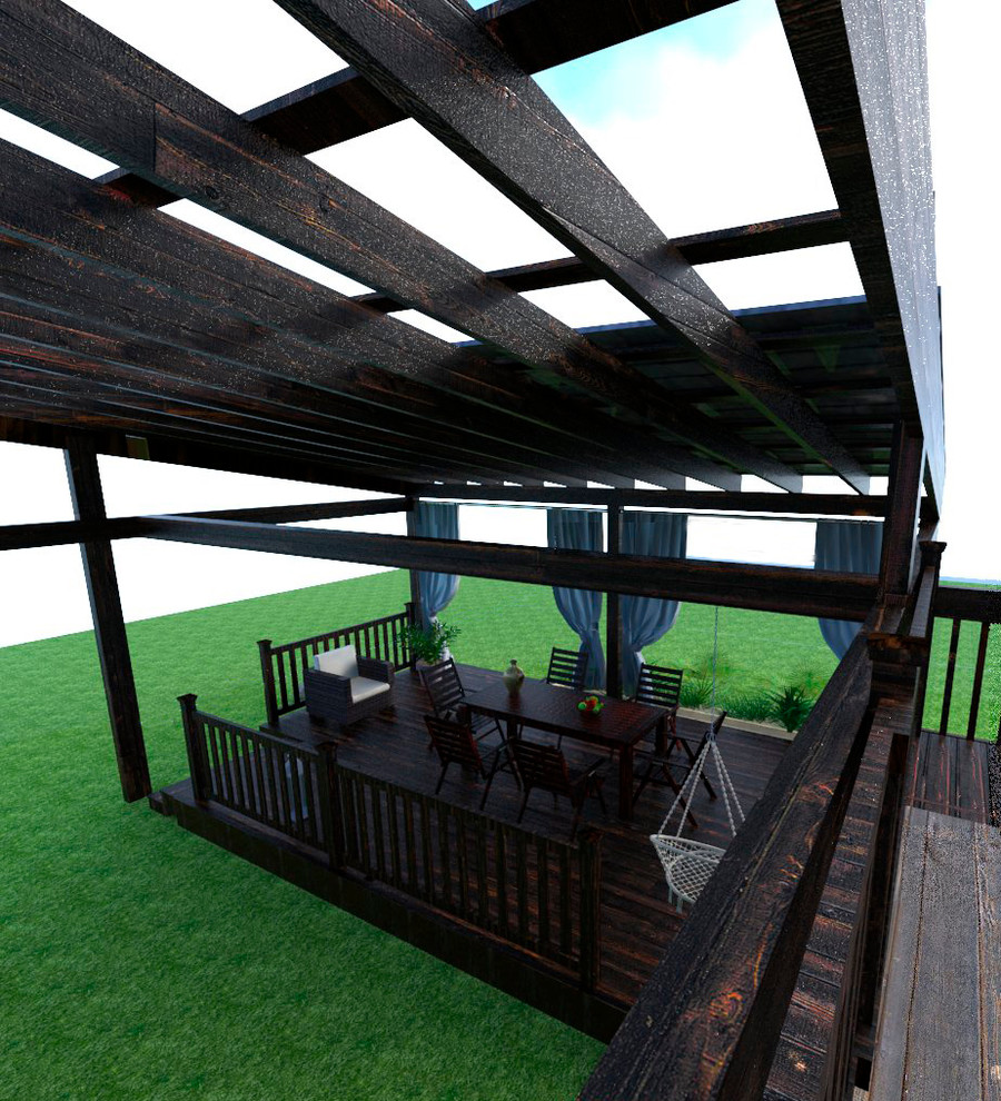 The concept of a wood deck in Canada