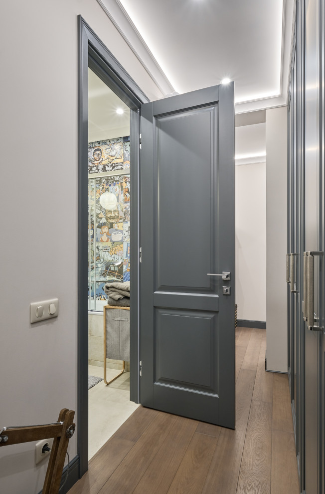 Квартира в серо-белых тонах