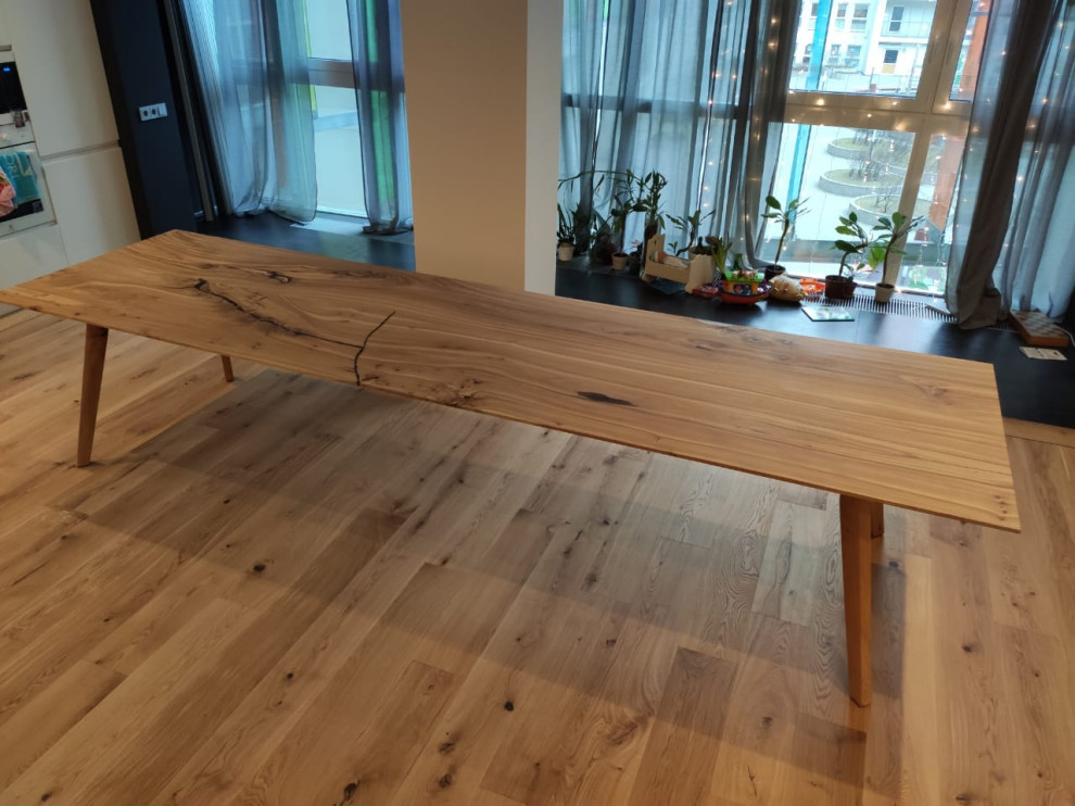 Обложка проекта: Стол из слэбов карагача