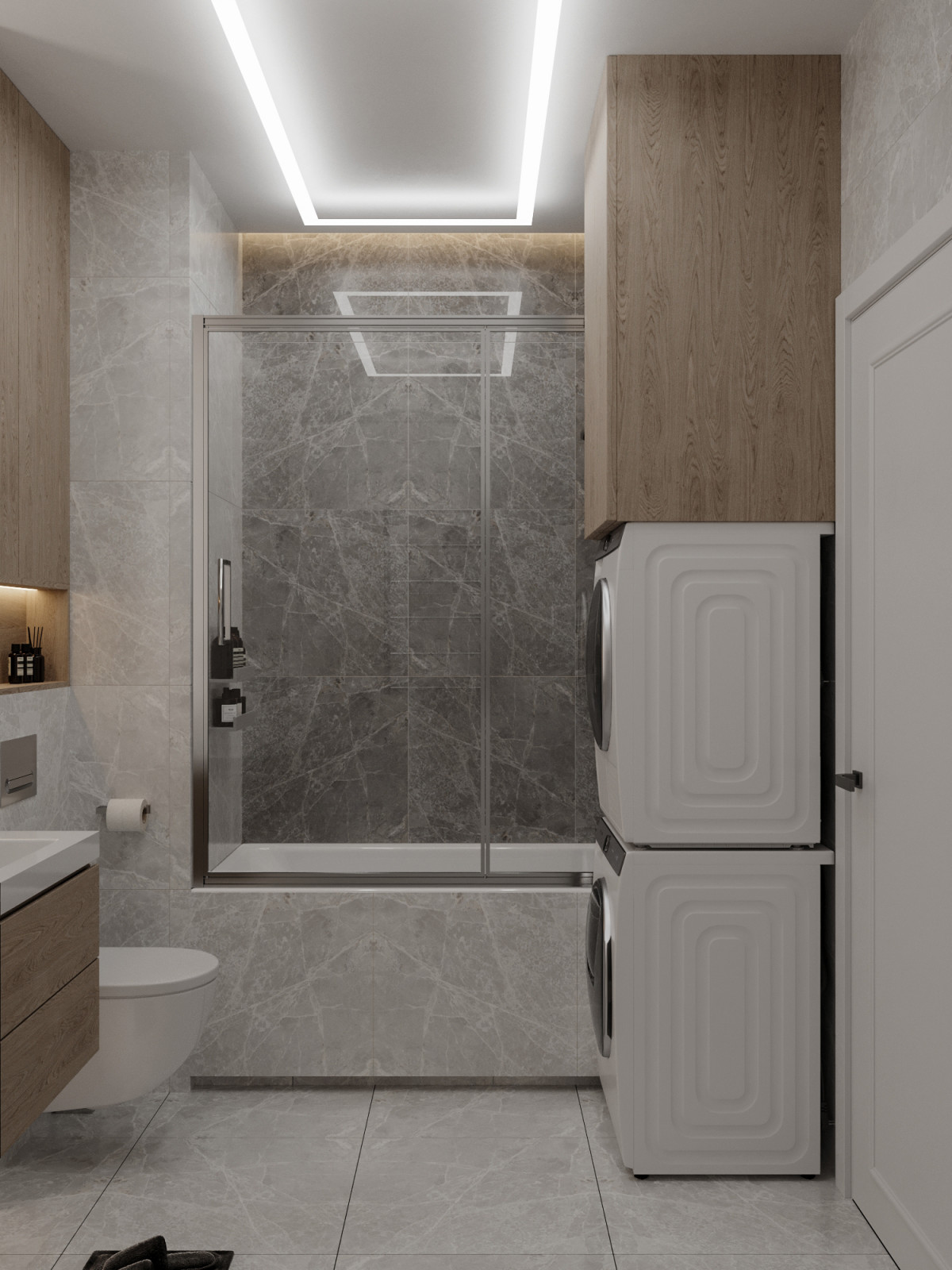 Квартира 56 м² с современным ремонтом