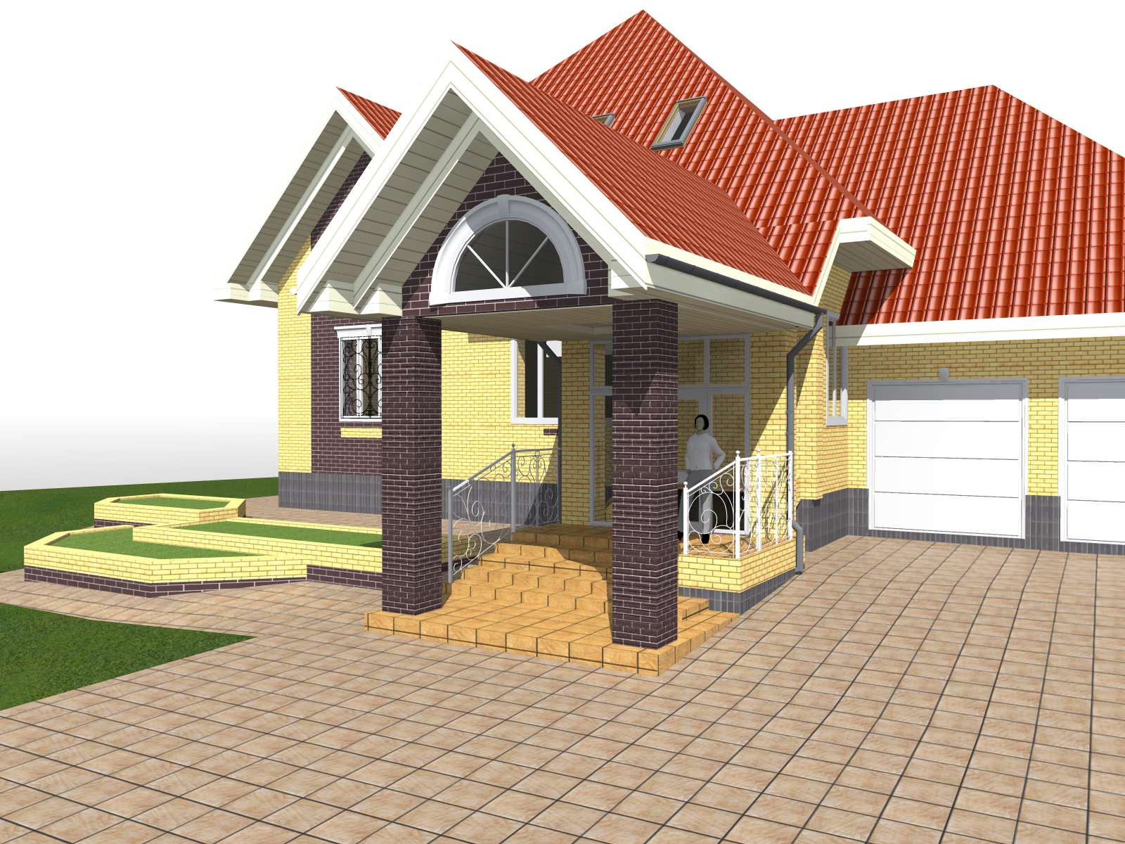 Пристрой крыльца к существующему дому